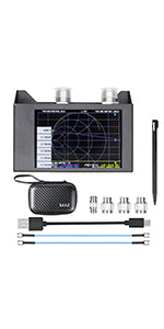 NanoVNA 50KHz-1.5GHz アンテナネットワー クアナライザ ベクトルネットワークアナライザ アンテナ アナライザー 短波MF HF VHF UHF アンテナ アナライザ定在波 アンテナアナライザ 測定Sパラメータ、電圧定在波比、Nano VNA測定ツール DIY 校正