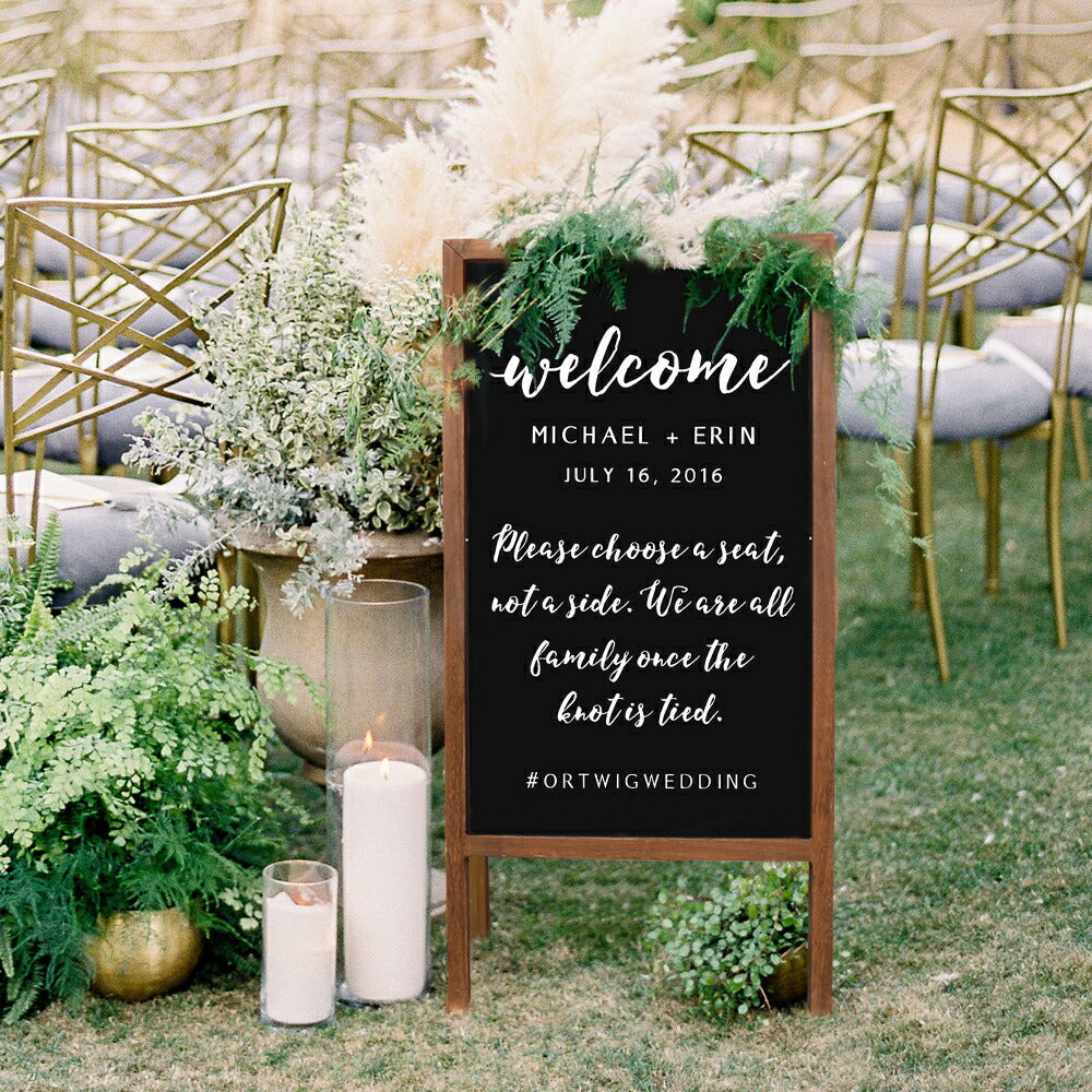 【 LED 水性マーカー チョーク クレヨン マグネット 対応 】 立て看板 A型 看板 両面 幅45*高さ95cm スタンドボード ウエルカムボード メニューボード ブラックボード 木製 木目 マグネット 磁石 対応 カフェ レストラン サロン 店頭 自立式 ブラウン