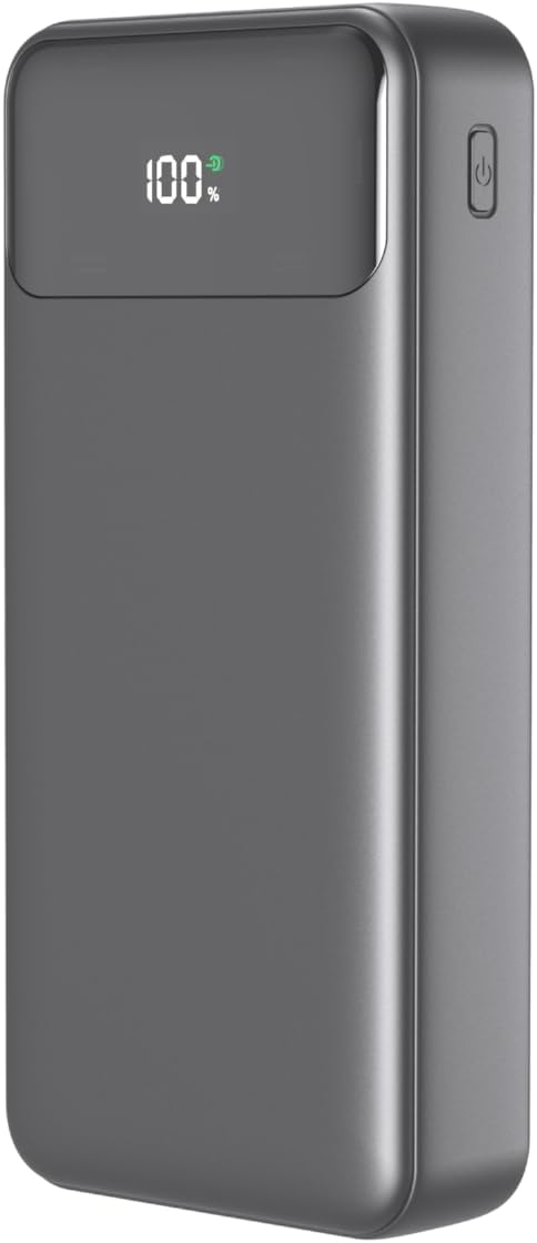 モバイルバッテリー 40000mAh大容量 急速充電 3台同時充電 LCD電量残量表示 最大3.0A出力 USB-C入出力ポート搭載 日本語取扱説明書 ブラック