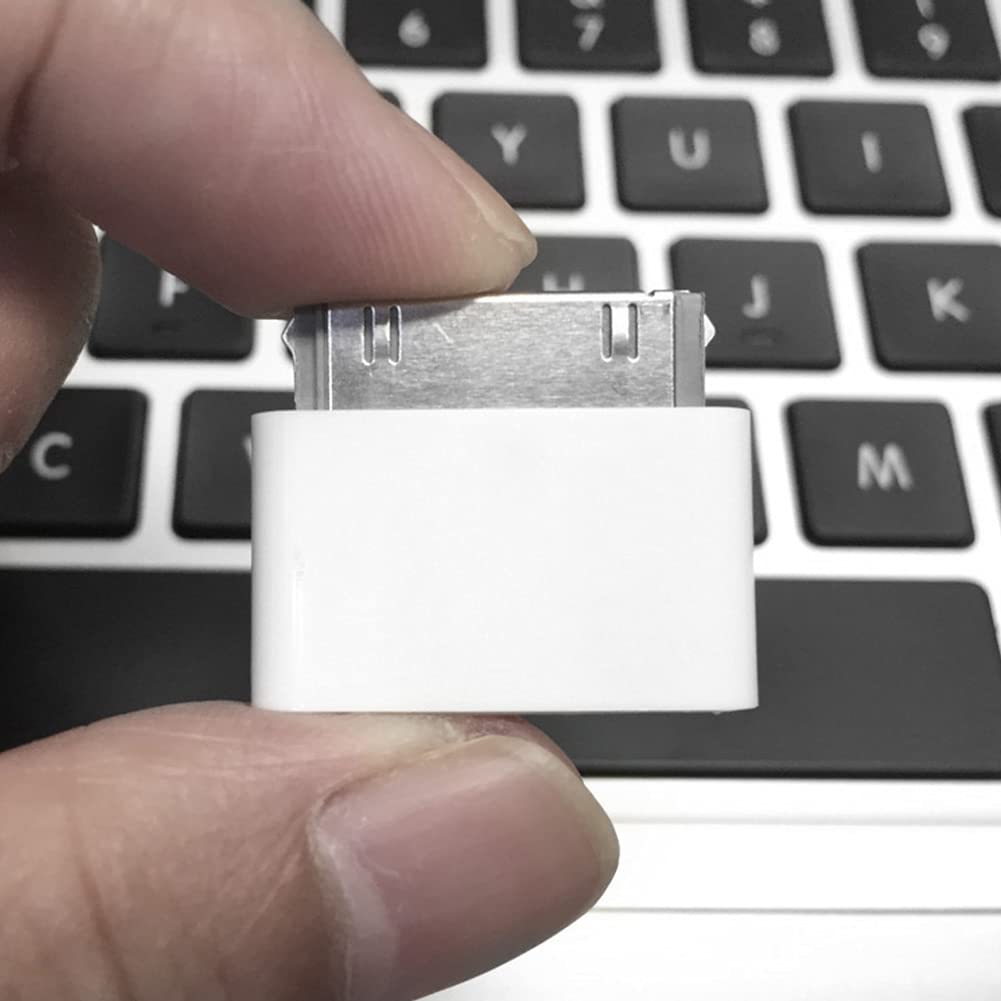IOSからphone4/4SのDOCKへ変換コネクタ データ伝送 8ピン(メス) から iDock 30ピン (オス)へ変換アダプター 2個セット