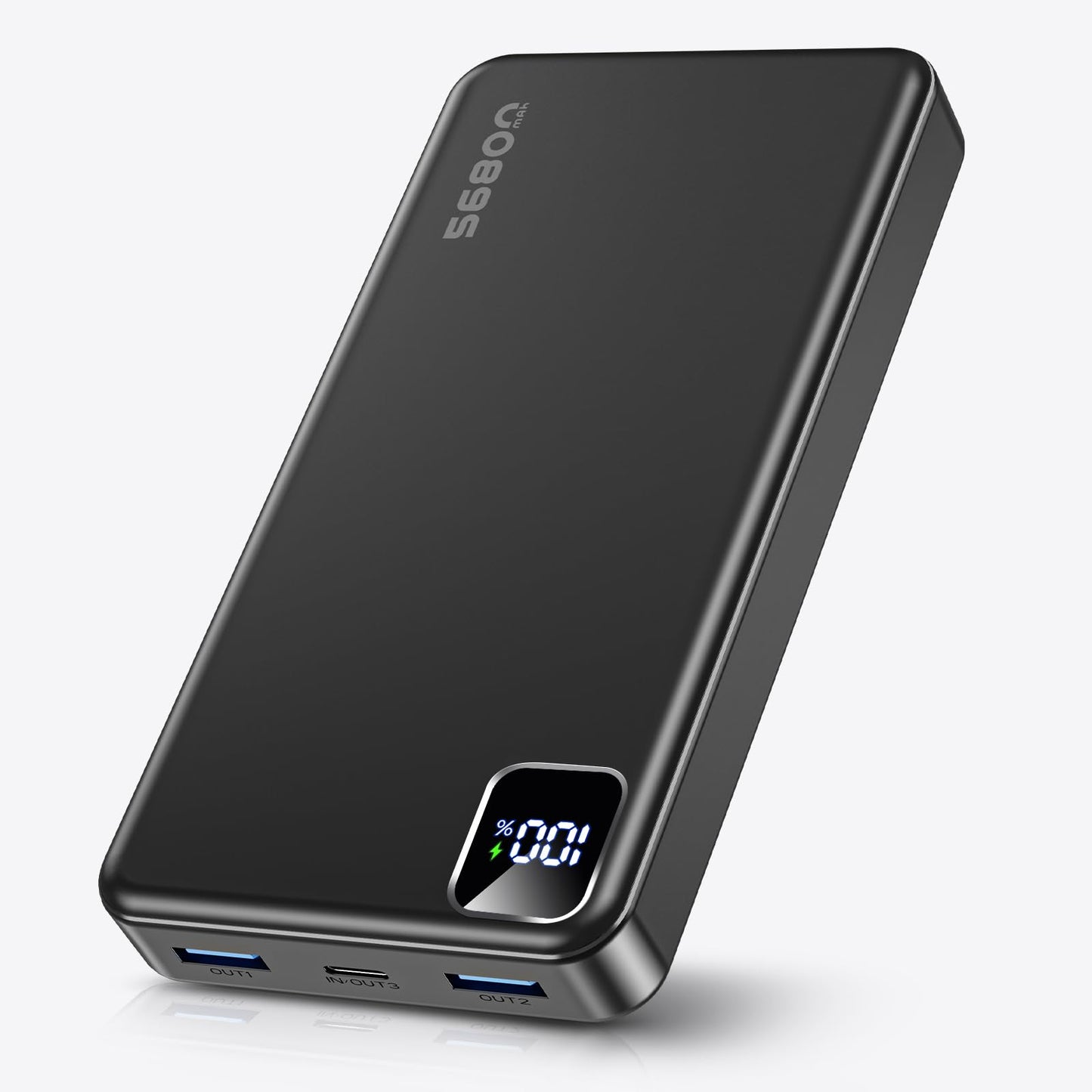モバイルバッテリー LED残量表示 スマホ充電器 携帯充電器 iPad/iPhone/Android各種スマホ対応 PSE認証済み&安全回路保護 旅行/出張/アウトドア/キャンプ 同時充電可