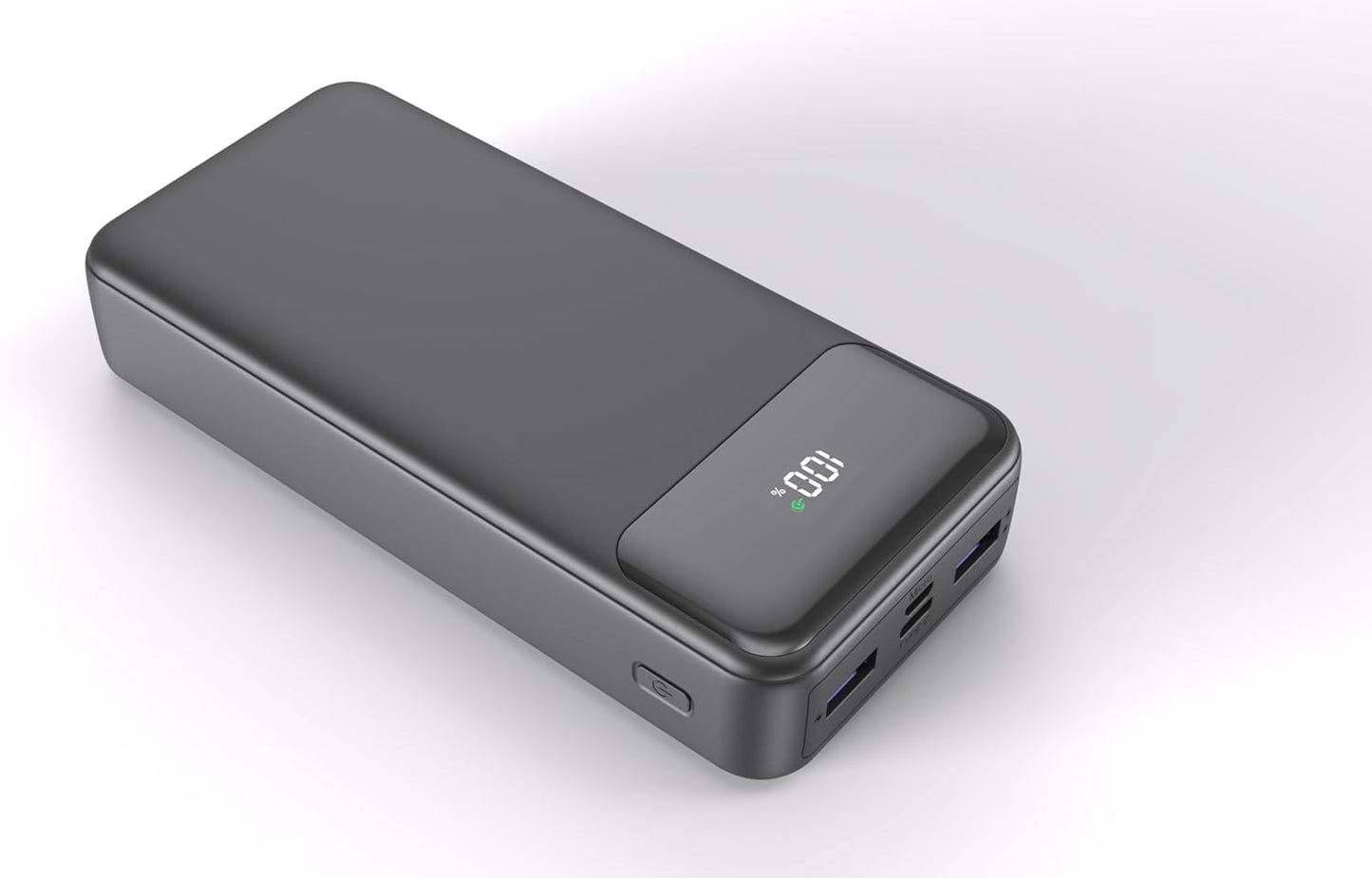 モバイルバッテリー 40000mAh大容量 急速充電 3台同時充電 LCD電量残量表示 最大3.0A出力 USB-C入出力ポート搭載 日本語取扱説明書 ブラック