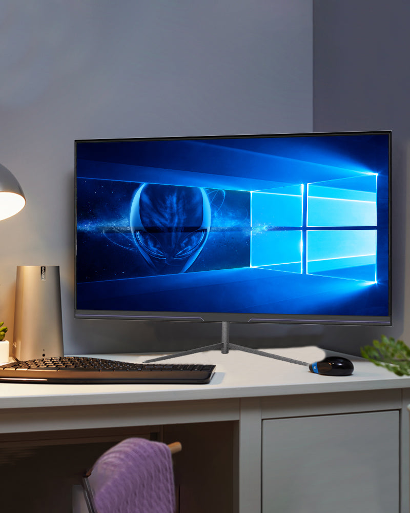 27 Inch 1080P Curved Computer Monitor, 165Hz Gaming Monitor with Built-in Speaker, 1ms VA Display Tilt Adjustment, VESA Mountable, Support HDMI and Display Port