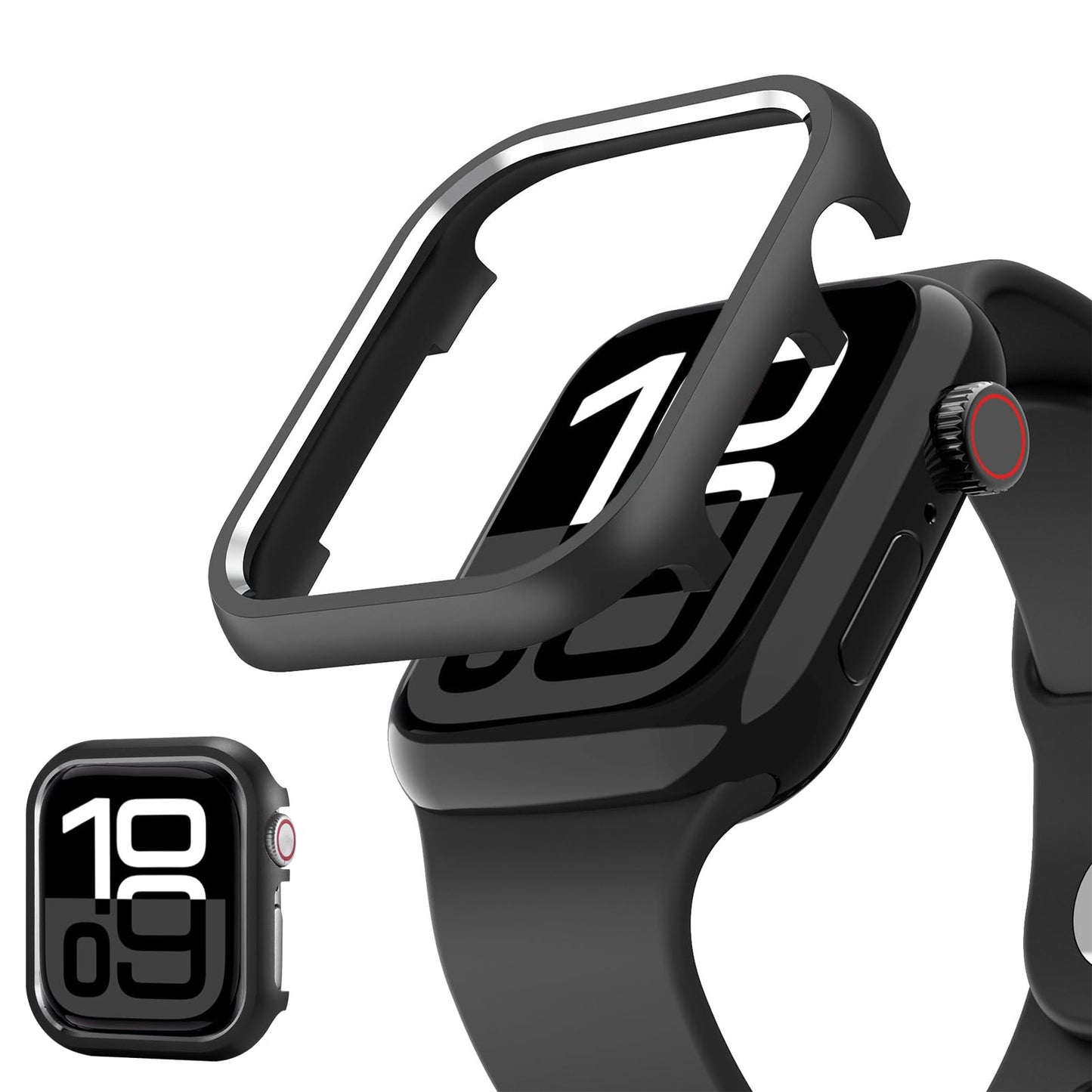 適用 Apple Watch10 42mmメタル ケース 金属カバー iWatch Series10 42mm周り保護 枠 落下保護 耐久性 耐衝撃性 取り付け簡単 シンプル かわいい アップル ウォッチ シリーズ 10 バンパー42mm