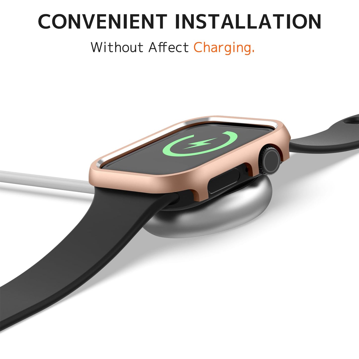 適用 Apple Watch10 42mmメタル ケース 金属カバー iWatch Series10 42mm周り保護 枠 落下保護 耐久性 耐衝撃性 取り付け簡単 シンプル かわいい アップル ウォッチ シリーズ 10 バンパー42mm