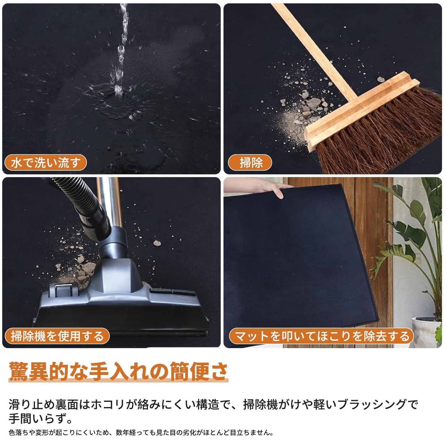 ドラムマット 防振防音 ドラムラグ 滑り止め 振動吸収マット 電子ドラムカーペット アパート 練習用 ドラムラグ 演奏 軽量 カーペット デスクチェア 長方形 ブラック (120cm*160cm)
