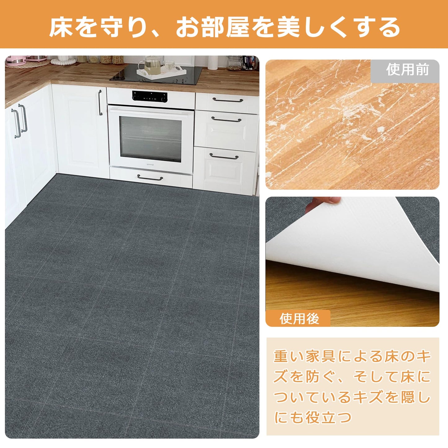 Piiyoow タイルカーペット ジョイントマット ペット カーペット パンチ・タイルカーペット 床マット 適度な厚み ペットフレンドリー すべりどめ 騒音を減らす 吸着力が強い ビッグサイズ 床暖房対応 簡単な洗浄 マルチシーン対応【ブラウン】【ダークグレー】