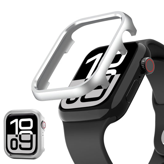適用 Apple Watch10 42mmメタル ケース 金属カバー iWatch Series10 42mm周り保護 枠 落下保護 耐久性 耐衝撃性 取り付け簡単 シンプル かわいい アップル ウォッチ シリーズ 10 バンパー42mm